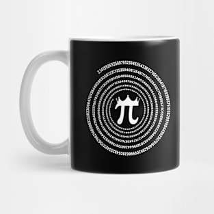 Funny Spiral Pi Math Pi Day Gift Mug